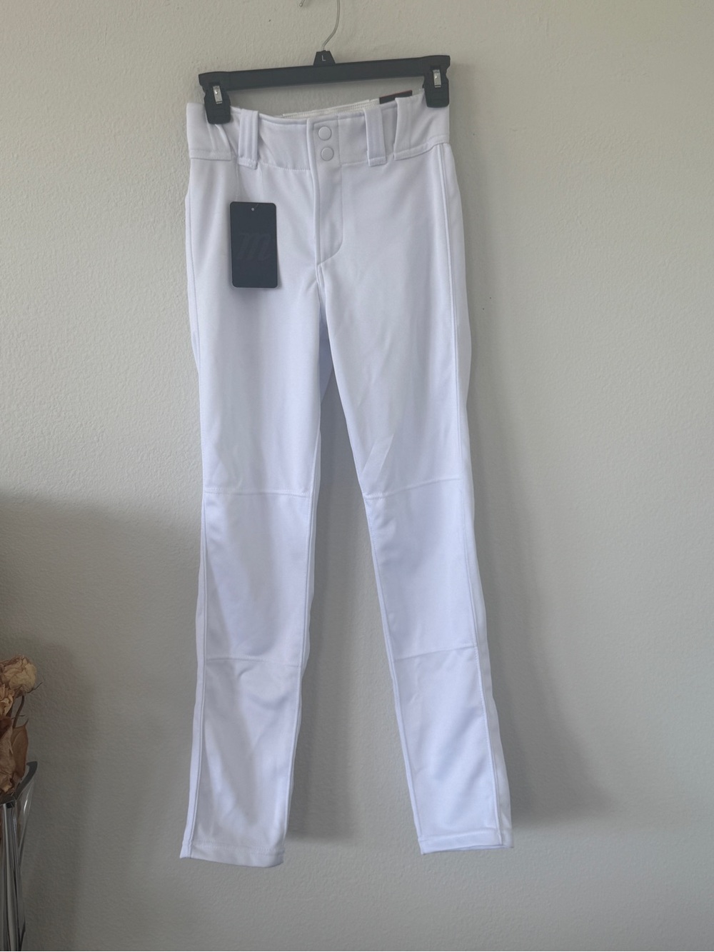 New with Tags - White Youth Baseball Pants by Marucci